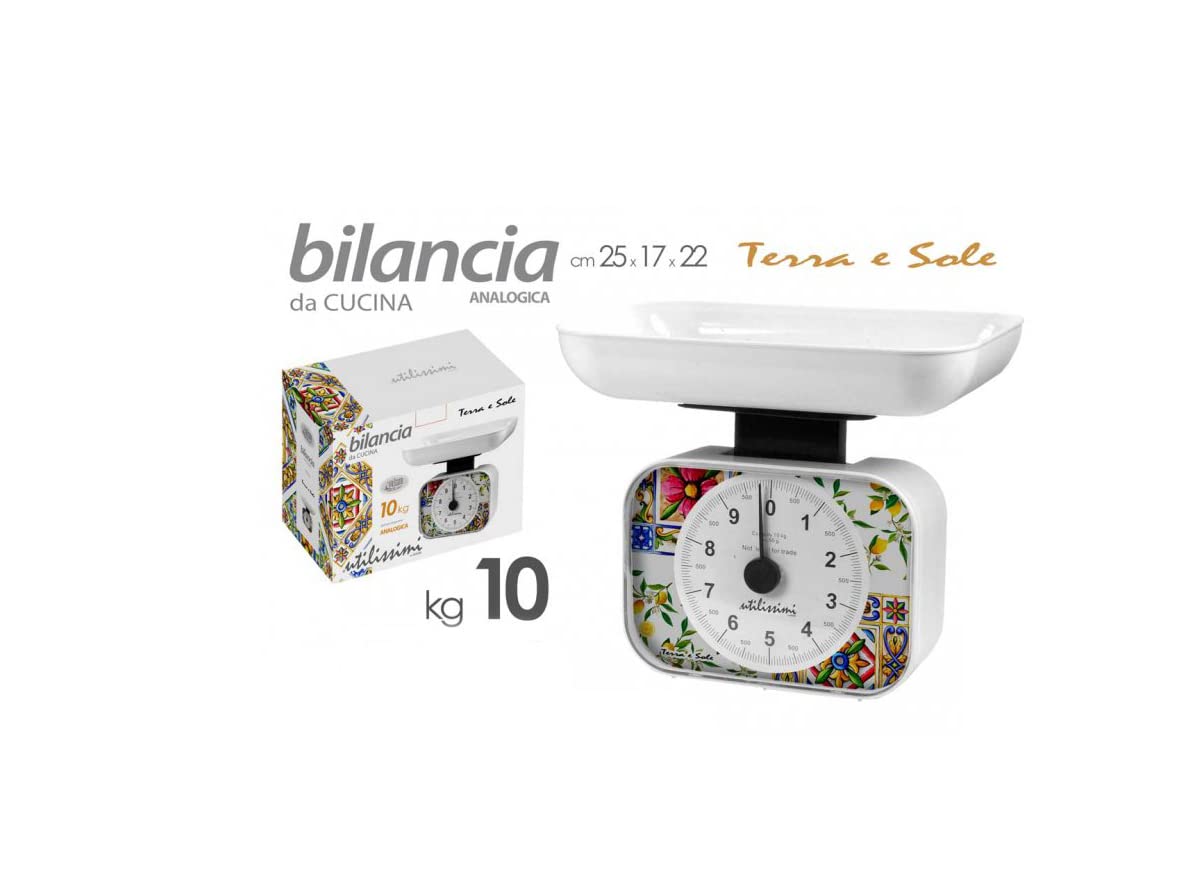 Bilancia da cucina analogica 10 kg terra e sole gic 828492