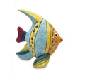 Decorazioni marine per interni in porcellana pesce, barchetta, ancora con led gdm (PESCE 24082H)