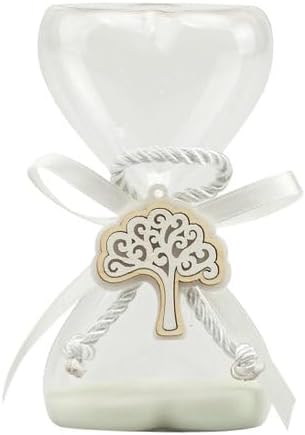 Bomboniera matrimonio clessidra cuore decorata con albero della vita harmony SNVT24157