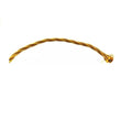 3 mt cavo treccia cotone 2x1 ricambi lampadari filo antico intrecciato (Oro)