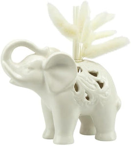 comunione e cresima profumatore elefante in porcellana bianco harmony PRMT24120