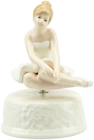 Carillon in porcellana ballerina bomboniera per cresima, comunione Harmony PRCM24123