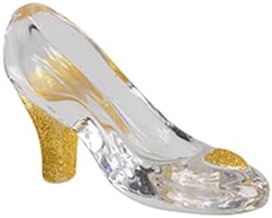 Scarpetta in vetro decorata con glitter bomboniera per comunione, cresima, matrimonio HarmonySNVT25270
