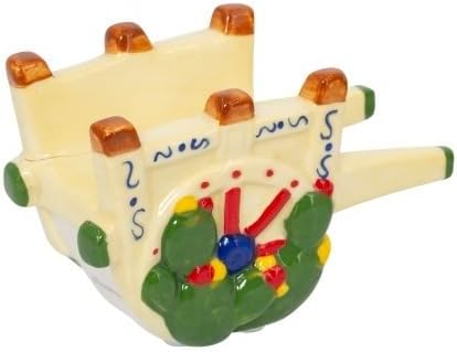 Bomboniera matrimonio carretto stile siciliano in ceramica harmony PRCM23102