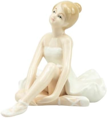 Bomboniera comunione bimba ballerina in porcellana bianca harmony PRCM24126