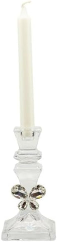 Bomboniera matrimonio elegante porta candela decorato con farfalla harmony SNVT24213