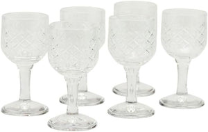 Bomboniera matrimonio set 6 bicchierini in vetro harmony SNVT24216