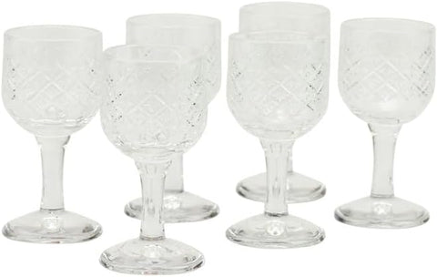 Bomboniera matrimonio set 6 bicchierini in vetro harmony SNVT24216