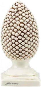 Bomboniera matrimonio pigna in ceramica crema harmony PRMT21308
