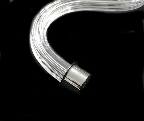 Braccio per lampadario cristallo liscio 30cm cromo ricambi lampadari accessori