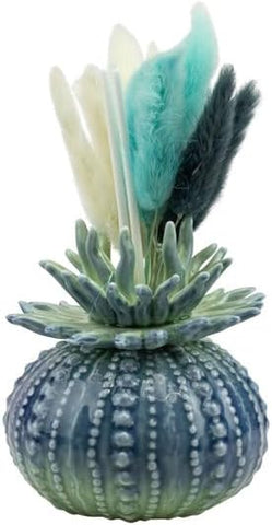 Bomboniera matrimonio profumatore anemone in porcellana blu con sfumatura harmony PRMT24131