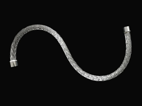 Braccio per lampadario cristallo torciglione 41cm cromo ricambi lampadari accessori