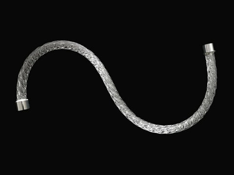 Braccio per lampadario cristallo torciglione 41cm cromo ricambi lampadari accessori