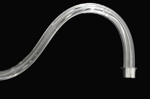 Braccio per lampadario cristallo liscio 30cm cromo ricambi lampadari accessori