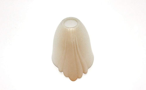 Vetro coppa ricambio lampadari, applique, lumetto, lampada, vetro scavo liscio puntinato bianco elmo ambra