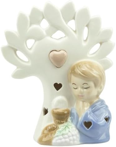 Albero della vita con led decorato bomboniera comunione bambino Harmony PRCM24117PB