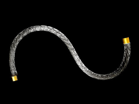 Braccio per lampadario cristallo torciglione 41cm oro ricambi lampadari accessori