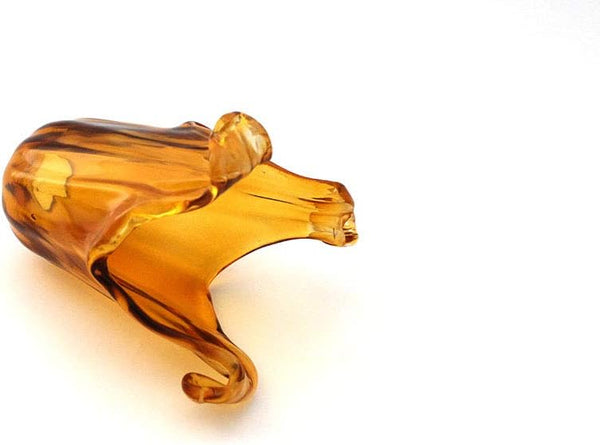 Vetro Murano coppa ricambio E14 lampadari, applique, lumetto, lampada art. arancio