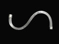 Braccio per lampadario cristallo liscio 30cm cromo ricambi lampadari accessori