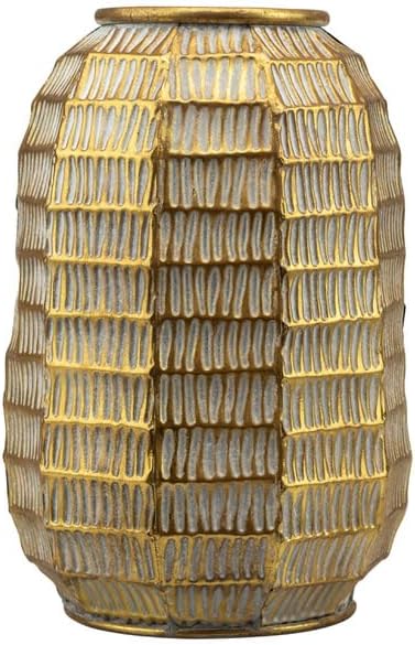 Vaso in metallo elegante glamour oro harmony S2524S