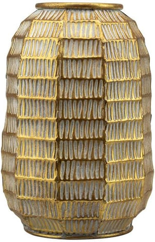 Vaso in metallo elegante glamour oro harmony S2524S