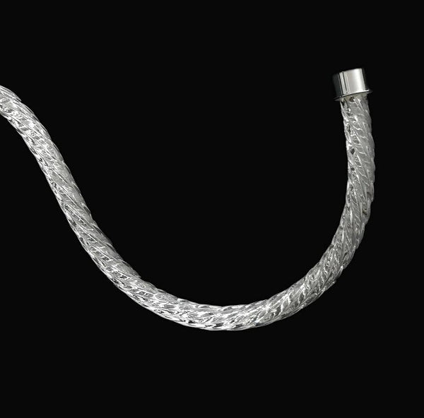 Braccio per lampadario cristallo torciglione 41cm cromo ricambi lampadari accessori