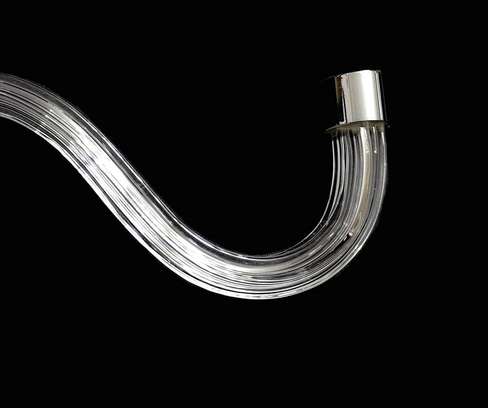 Braccio per lampadario cristallo liscio 21cm cromo ricambi lampadari accessori