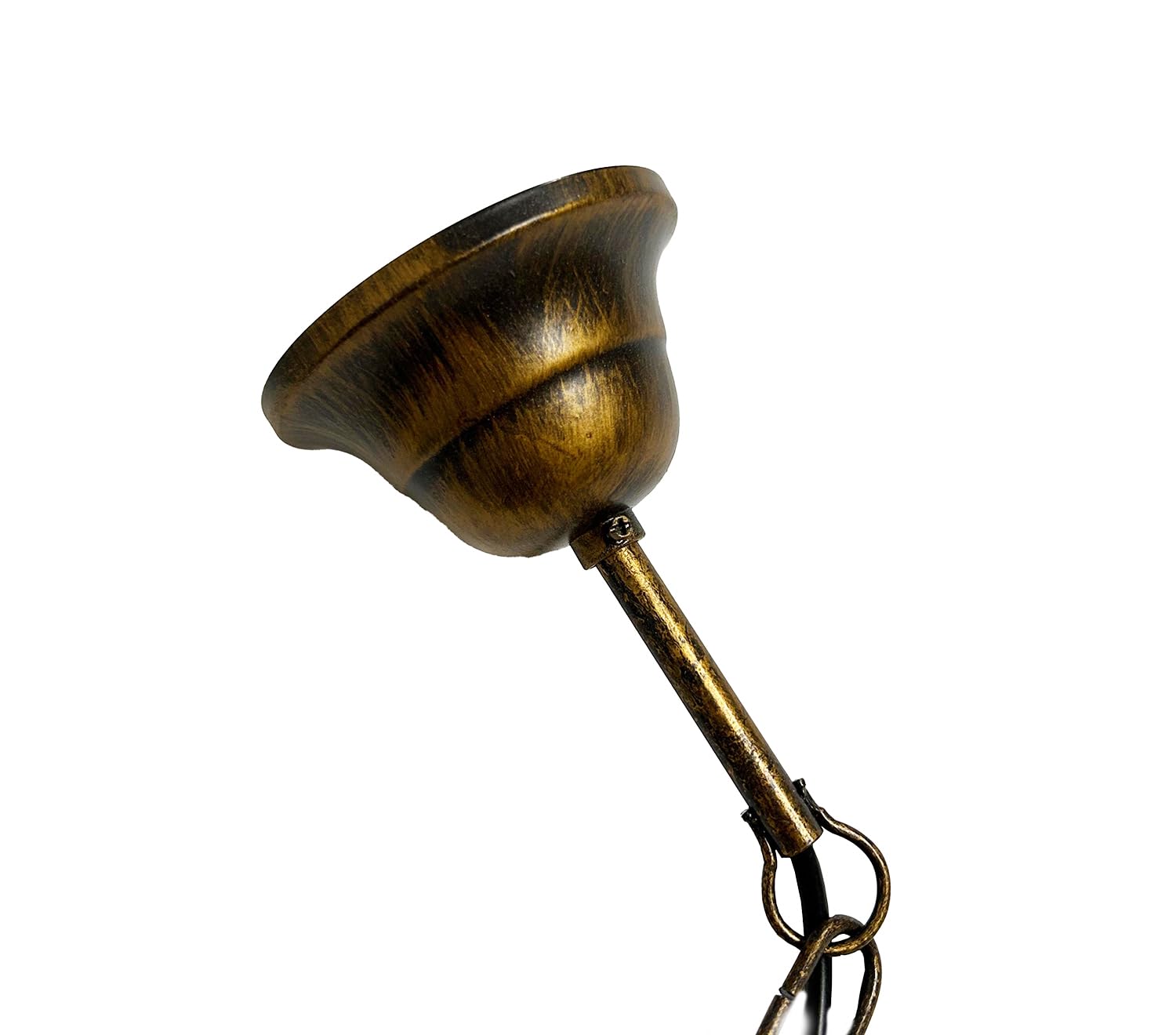 Catena ferro battuto portalampade metallo oro ricambio lampadari sospensione