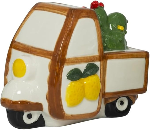 Bomboniera matrimonio lambretta stile siciliano decorata in ceramica harmony PRCM23101