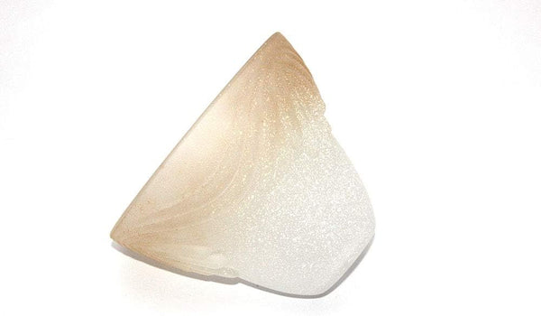 Vetro coppa ricambio lampadari, applique, lumetto, lampada, vetro scavo liscio puntinato bianco fiocco ambra