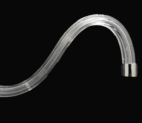 Braccio per lampadario cristallo liscio 25cm cromo ricambi lampadari accessori