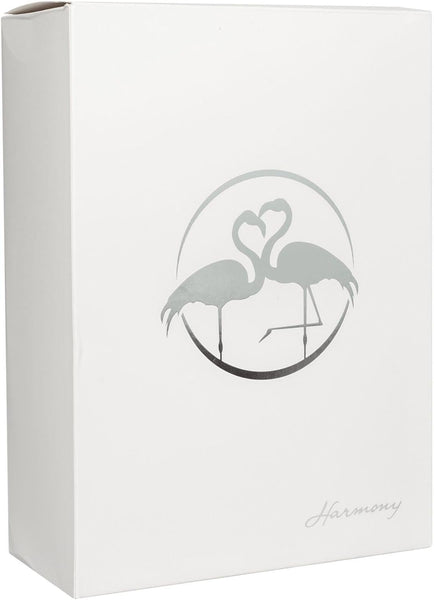 Bomboniera matrimonio set 2 porta candele in vetro eleganti harmony S2358G