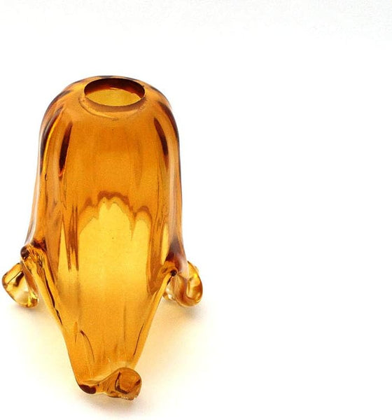 Vetro Murano coppa ricambio E14 lampadari, applique, lumetto, lampada art. arancio