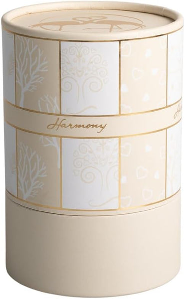 Profumatore orsetto con led in porcellana tortora per nascita, battesimo, comunione, cresima bambino bambina Harmony PRCM25239