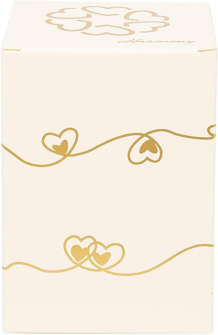 Bomboniera matrimonio portacandela piccolo decorato con cuore bianco harmony PRMT23026