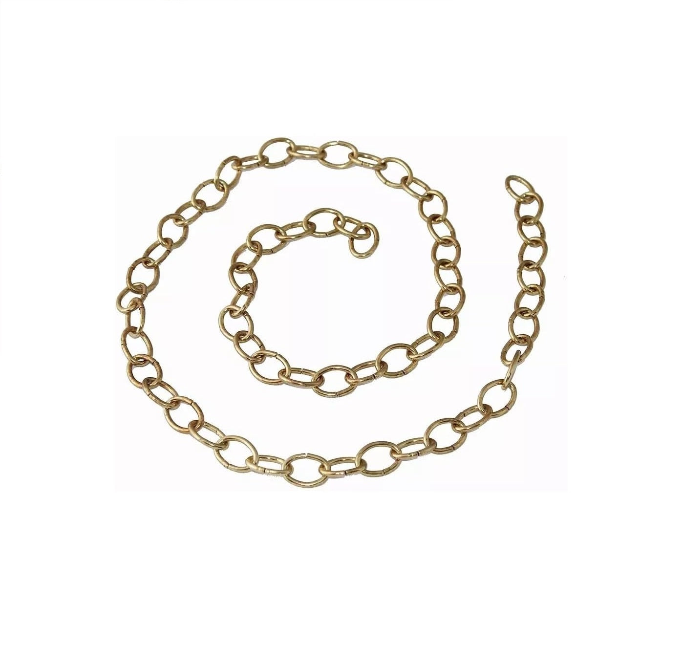 3 mt catena liscia per lampadario 28 mm oro ricambi lampadari accessori