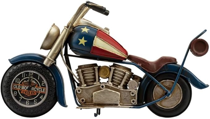 Bomboniera comunione e cresima sveglia moto america colorata harmony S2734L