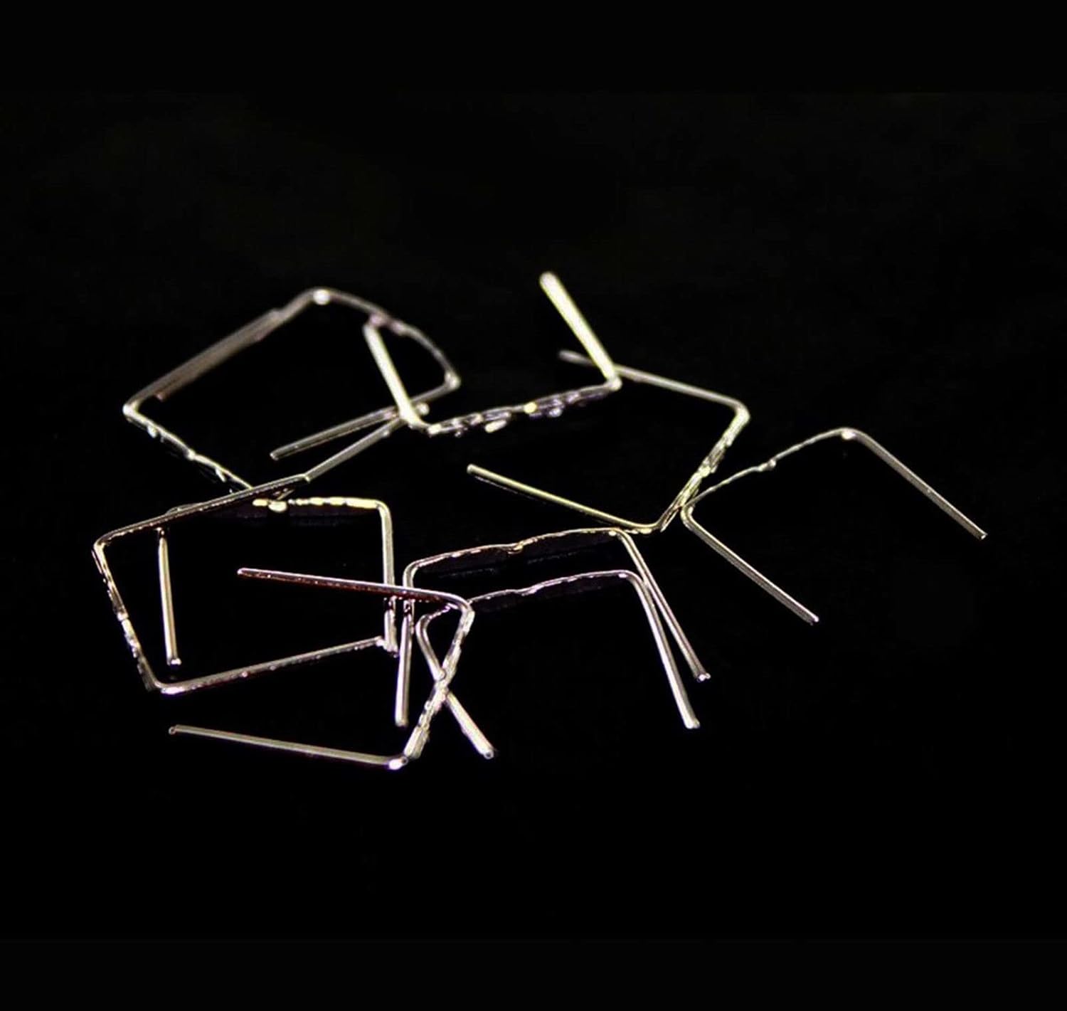 300pz clips gancio nickel chiusura per cristalli strass ricambio lampadario accessori