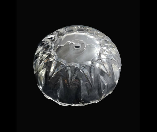 Bobeche tazza coppa grande cristallo trasparente ricambio lampadario coll. Verde ø17,5