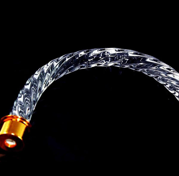 Braccio per lampadario cristallo torciglione 30cm ricambi lampadari accessori