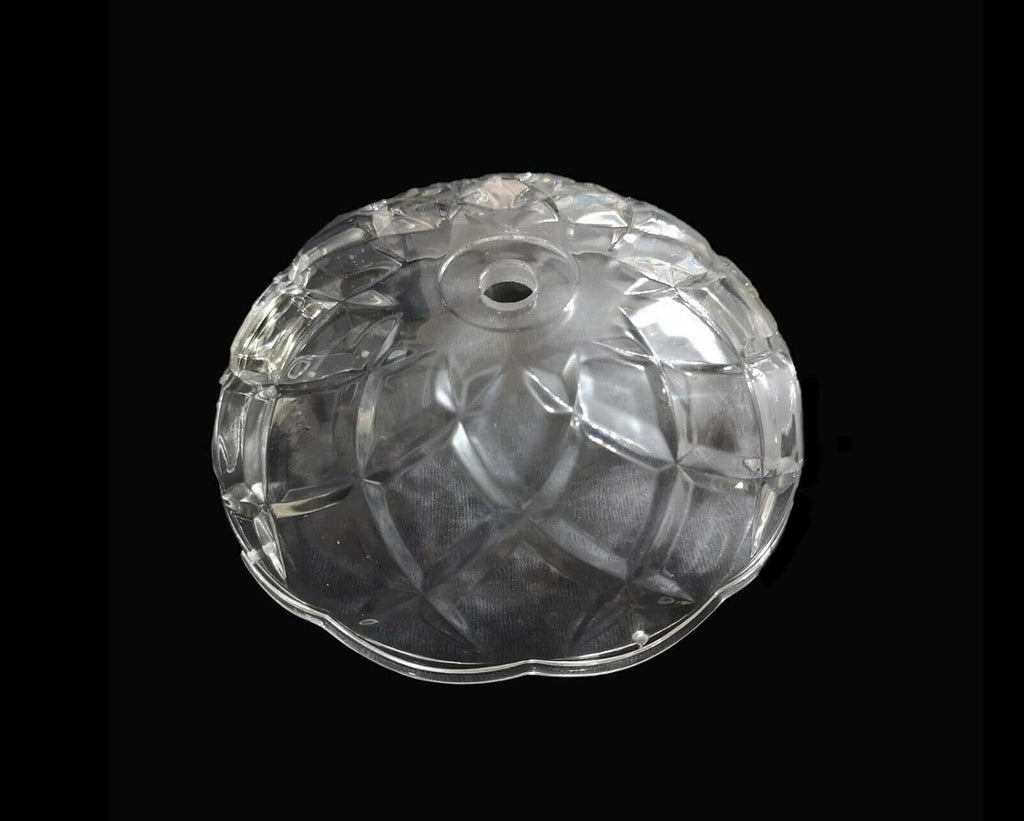 Bobeche tazza coppa grande cristallo trasparente ricambio lampadario coll. Lisa ø14,7