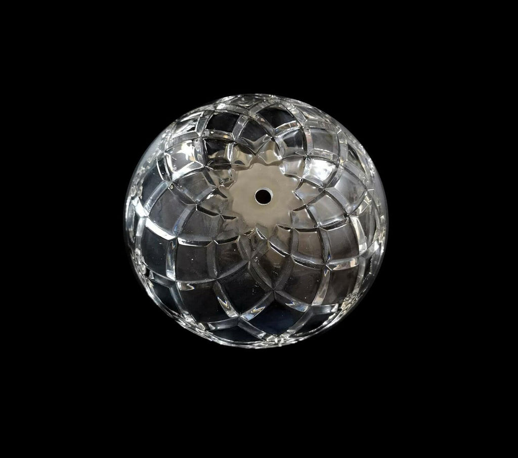Bobeche tazza coppa grande cristallo trasparente ricambio lampadario coll. Lisa ø25