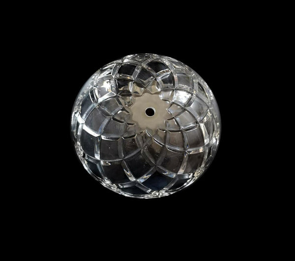 Bobeche tazza coppa grande cristallo trasparente ricambio lampadario coll. Lisa ø25