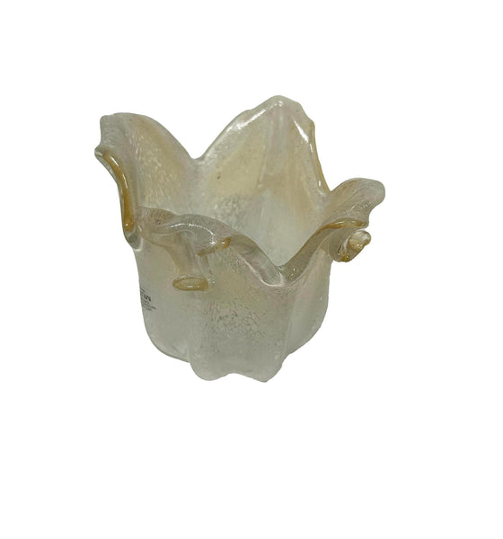 Vetro murano coppa ricambio E14 lampadari, applique, lumetto, lampada, art. lisa miele