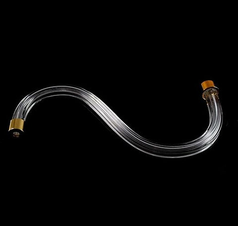 Braccio per lampadario cristallo liscio 25cm ricambi lampadari accessori