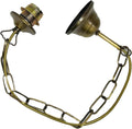 Catena in ottone brunito portalampade metallo oro ricambio lampadari sospensione