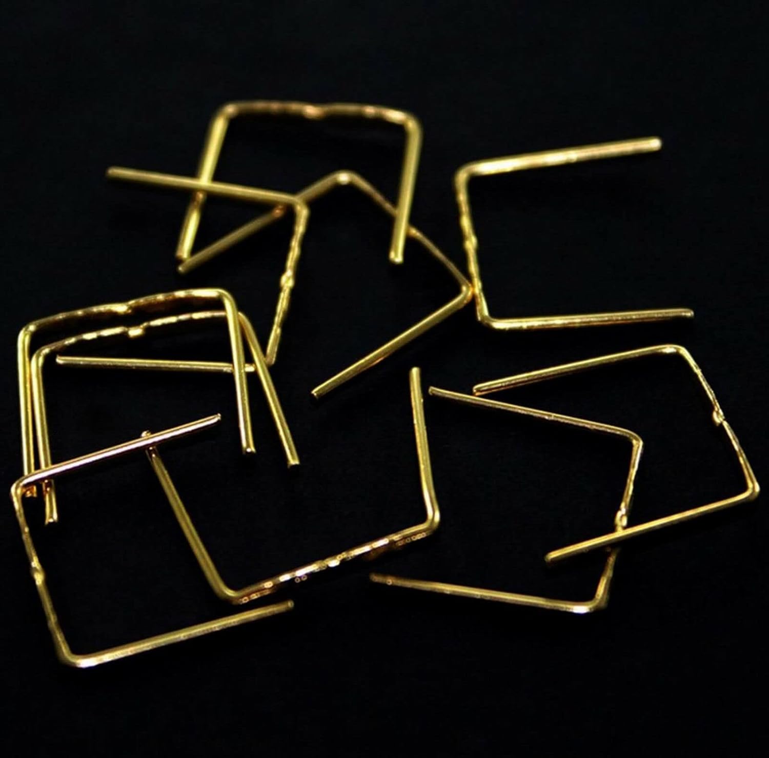 300pz clips gancio oro chiusura per cristalli strass ricambio lampadario accessori