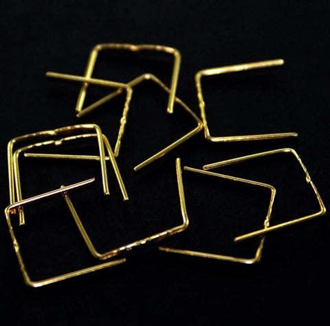 300pz clips gancio oro chiusura per cristalli strass ricambio lampadario accessori