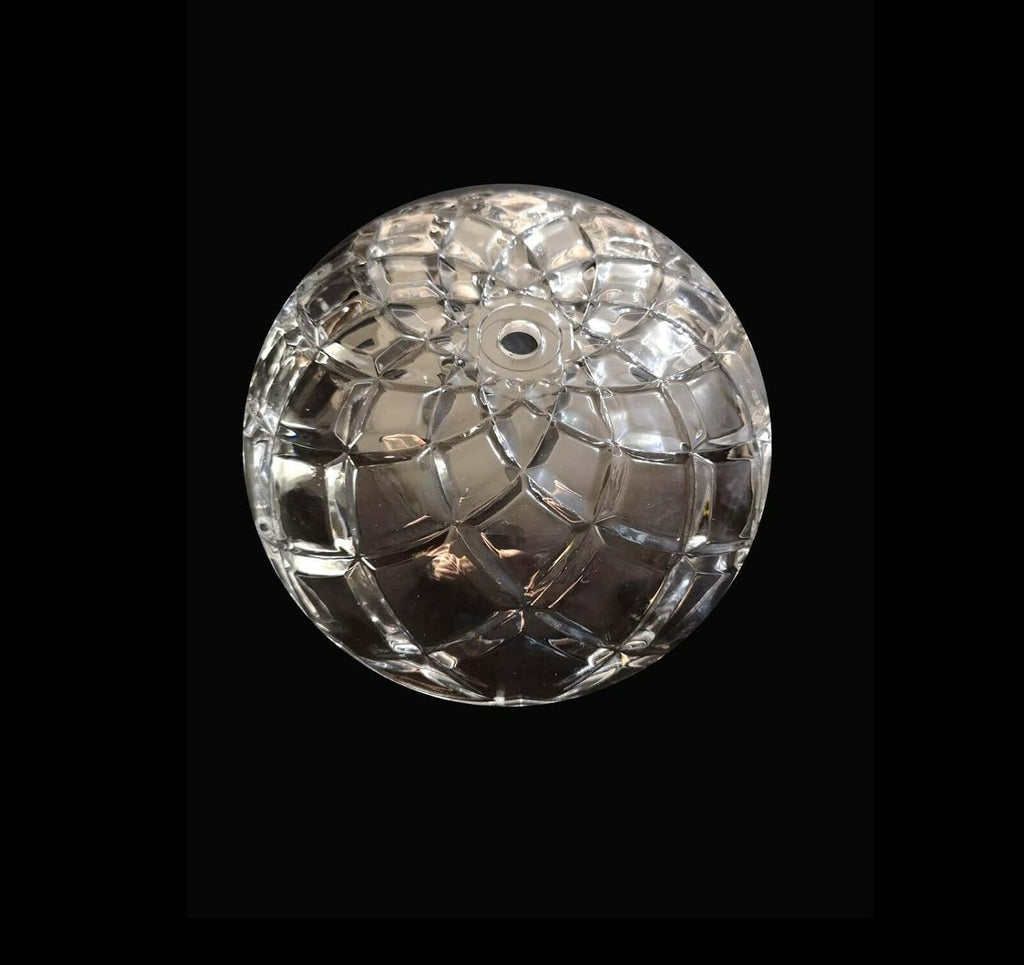 Bobeche tazza coppa grande cristallo trasparente ricambio lampadario coll. Lisa ø20