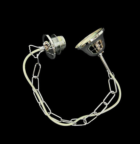 Catena cromata moderno portalampade metallo ricambio lampadari sospensione